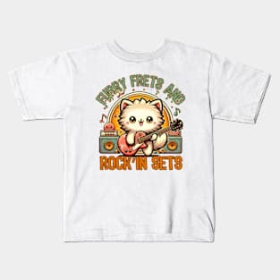 Furry Frets And Rock'In Sets Kids T-Shirt